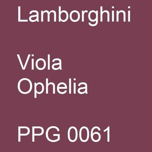 Lamborghini, Viola Ophelia, PPG 0061.